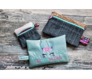 Stickserie ITH - Einhorn Tasche Dreaming Unicorn - BeYOUnicorn